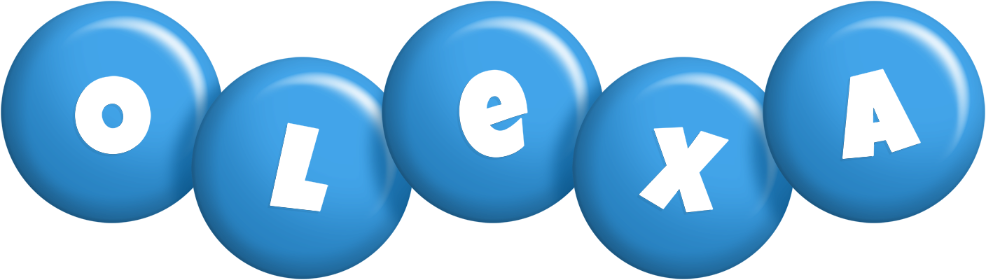 Olexa candy-blue logo