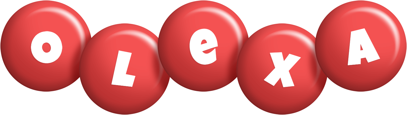 Olexa candy-red logo