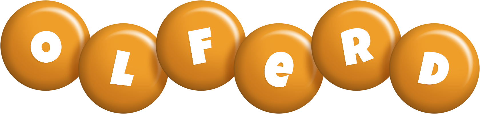 Olferd candy-orange logo