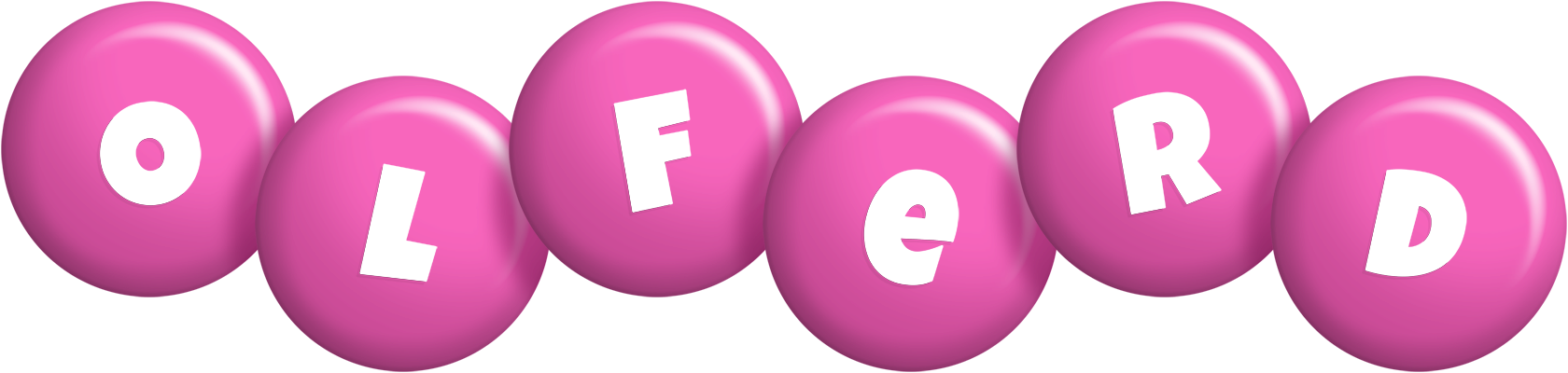 Olferd candy-pink logo