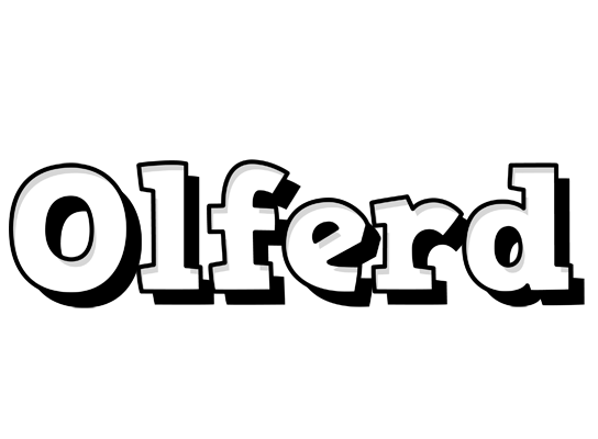 Olferd snowing logo
