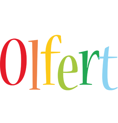 Olfert birthday logo
