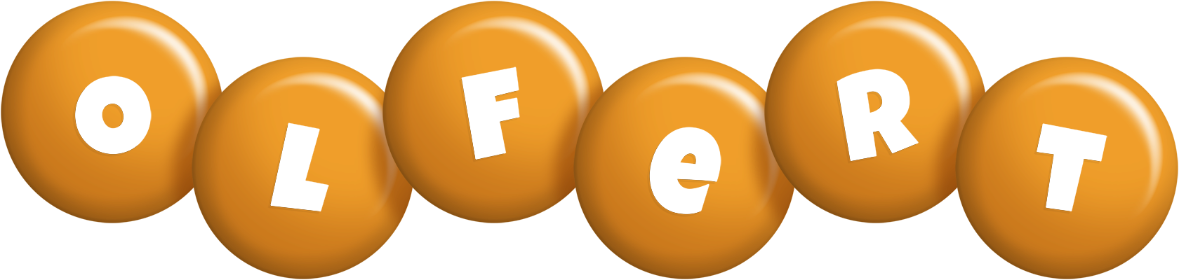 Olfert candy-orange logo