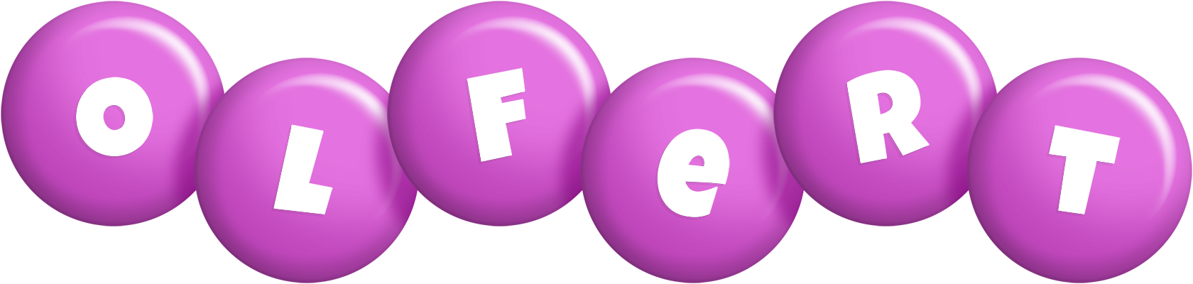 Olfert candy-purple logo