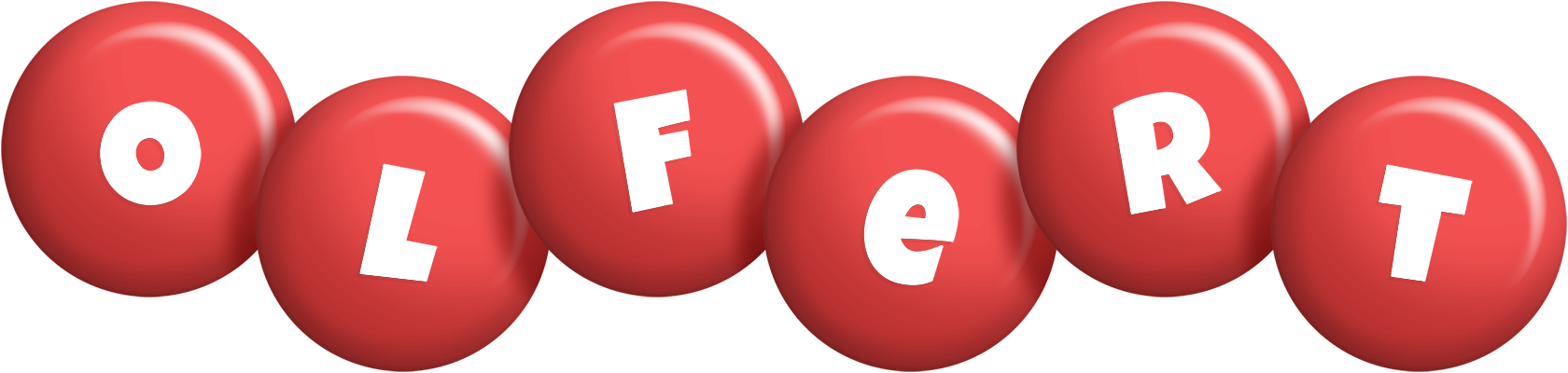 Olfert candy-red logo