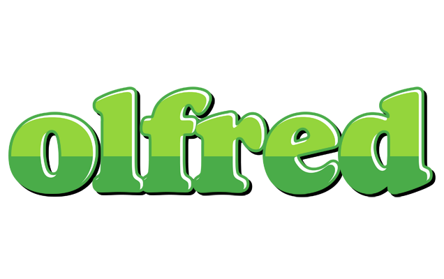 Olfred apple logo