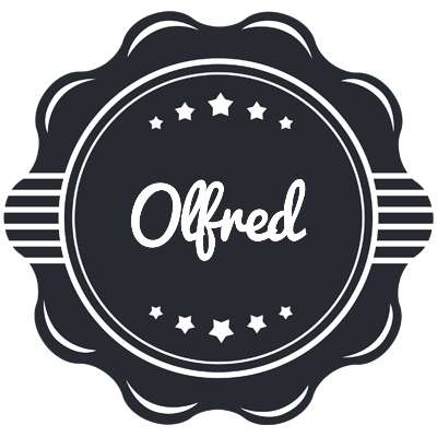 Olfred badge logo