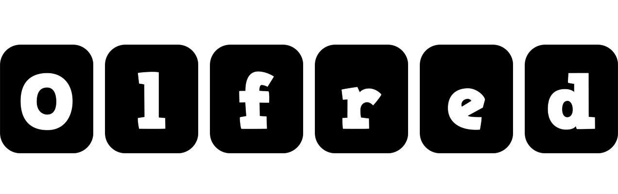 Olfred box logo