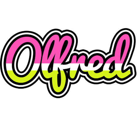 Olfred candies logo
