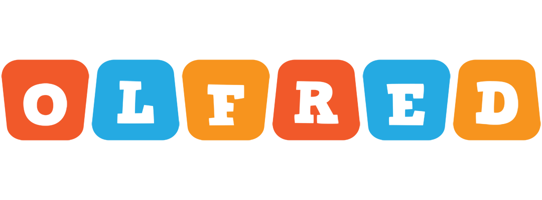 Olfred comics logo