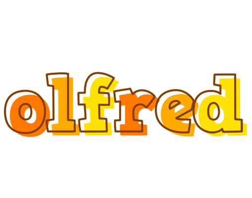 Olfred desert logo