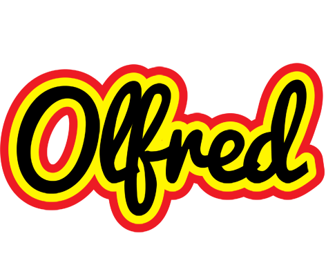 Olfred flaming logo