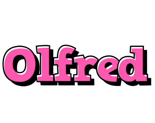 Olfred girlish logo