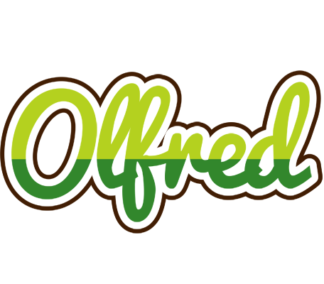 Olfred golfing logo