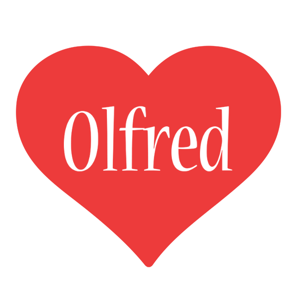 Olfred love logo