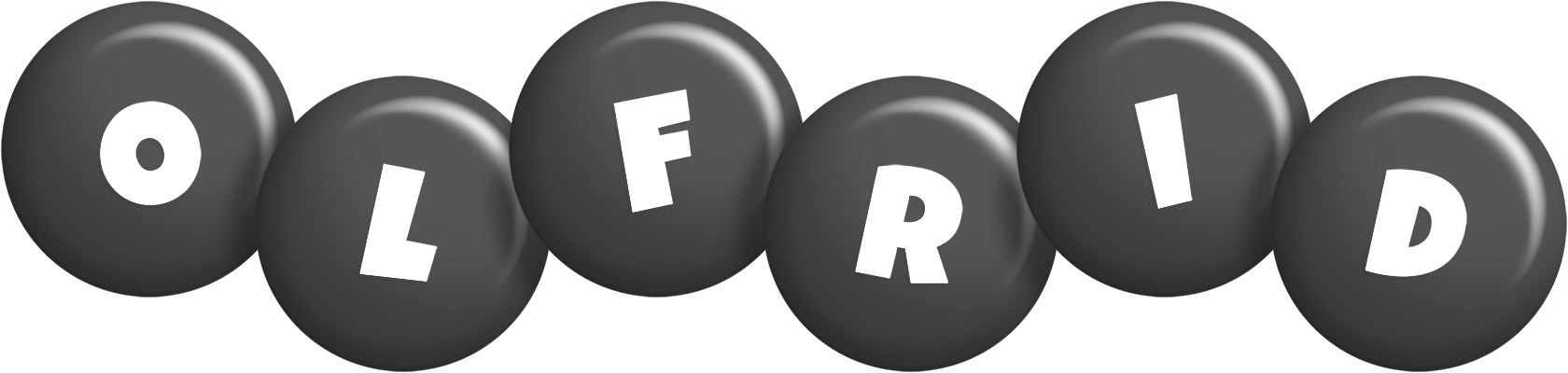 Olfrid candy-black logo