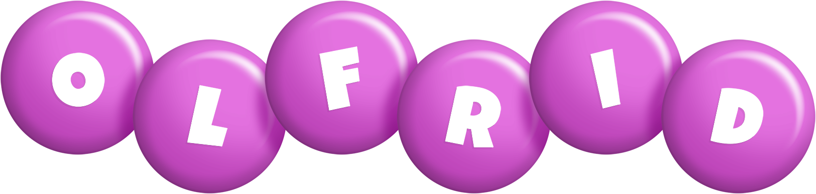 Olfrid candy-purple logo
