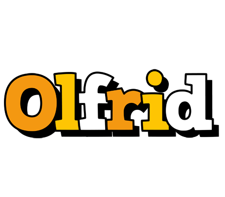Olfrid cartoon logo