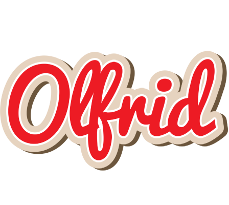Olfrid chocolate logo