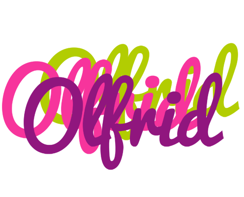Olfrid flowers logo