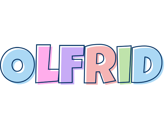 Olfrid pastel logo