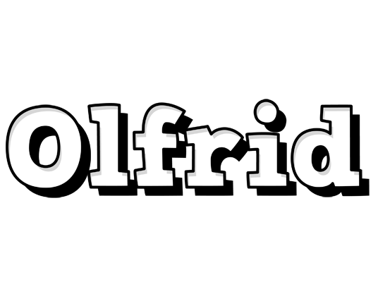Olfrid snowing logo