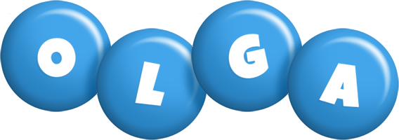 Olga candy-blue logo
