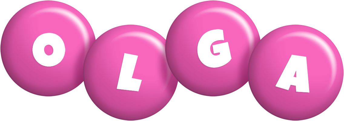 Olga candy-pink logo