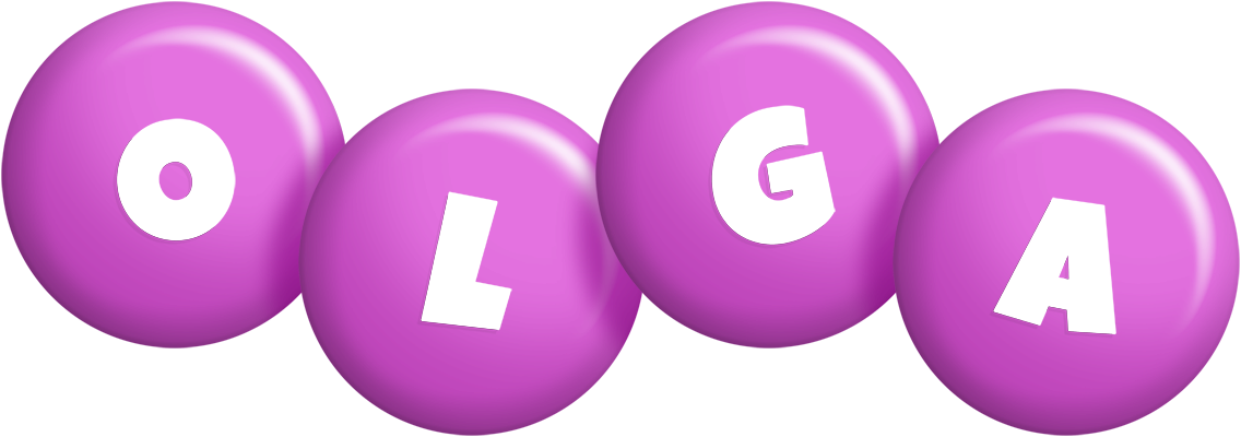 Olga candy-purple logo