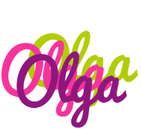 Olga flowers logo