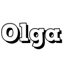 Olga snowing logo