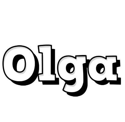 Olga snowing logo
