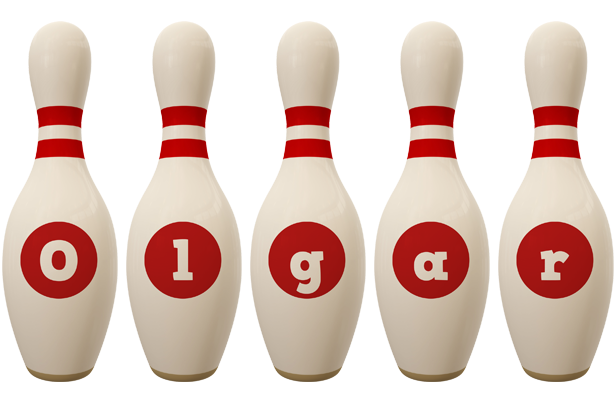 Olgar bowling-pin logo