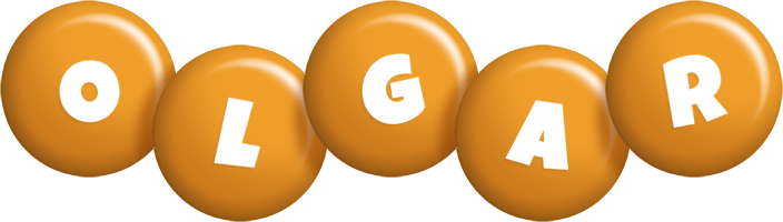 Olgar candy-orange logo