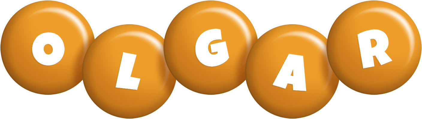 Olgar candy-orange logo