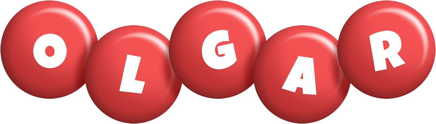 Olgar candy-red logo