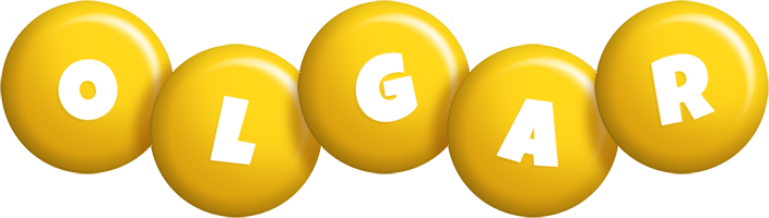 Olgar candy-yellow logo