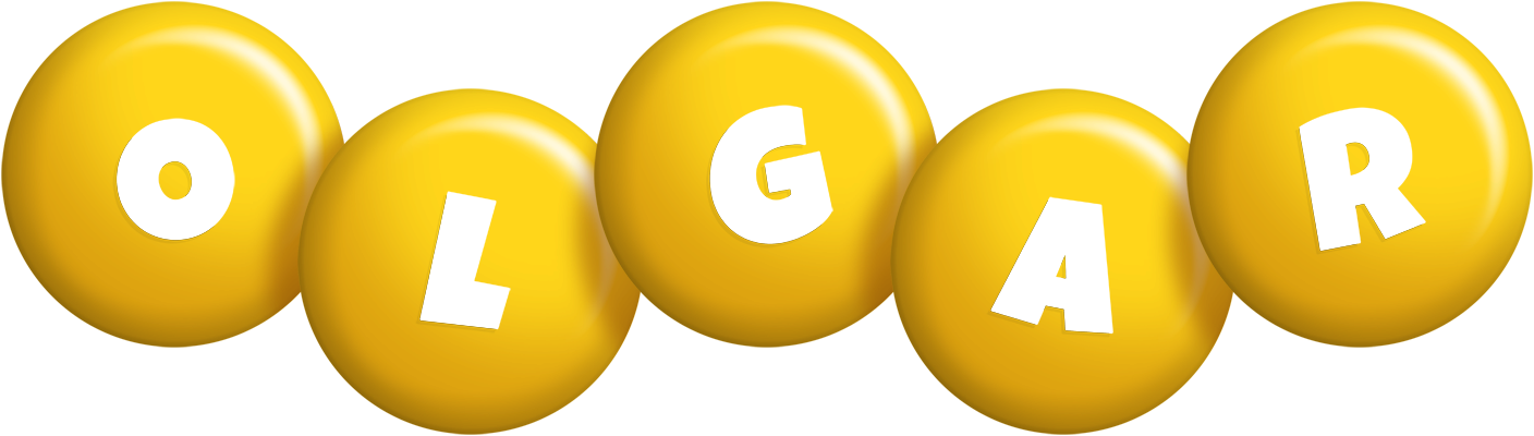 Olgar candy-yellow logo