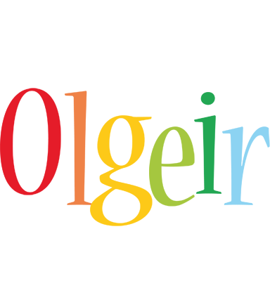 Olgeir birthday logo