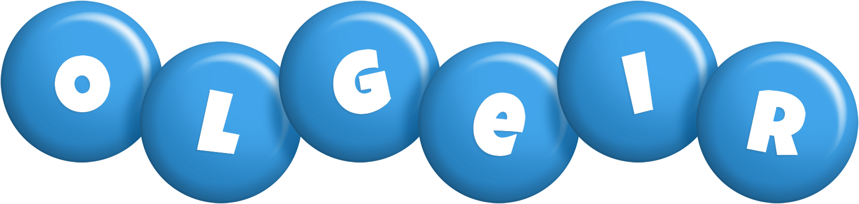 Olgeir candy-blue logo