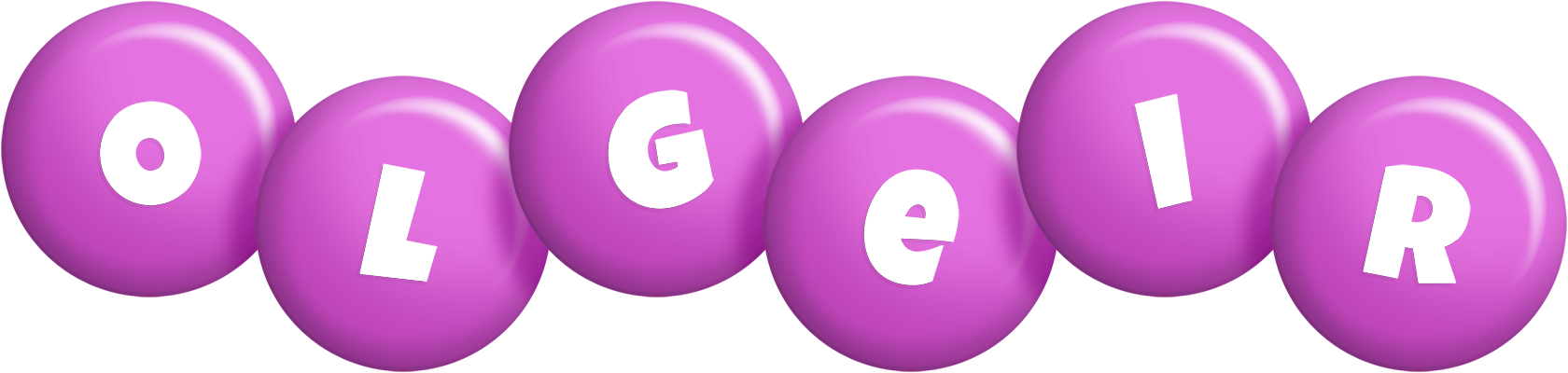 Olgeir candy-purple logo