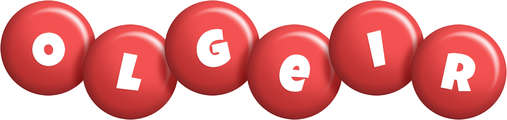 Olgeir candy-red logo
