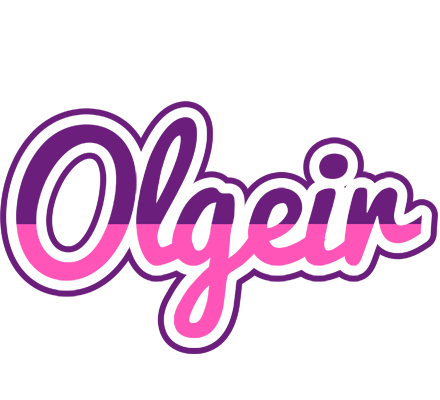 Olgeir cheerful logo