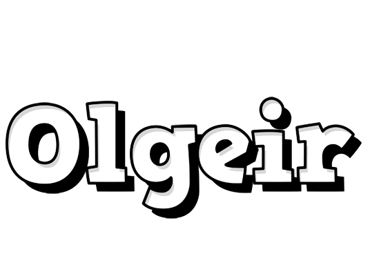Olgeir snowing logo