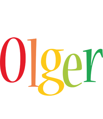 Olger birthday logo