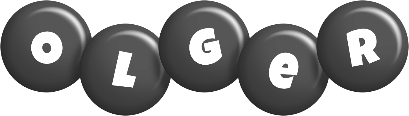 Olger candy-black logo