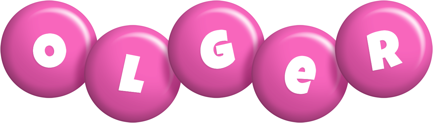 Olger candy-pink logo
