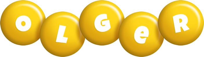 Olger candy-yellow logo