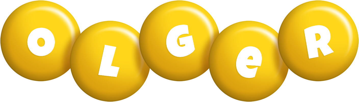 Olger candy-yellow logo