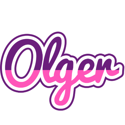 Olger cheerful logo